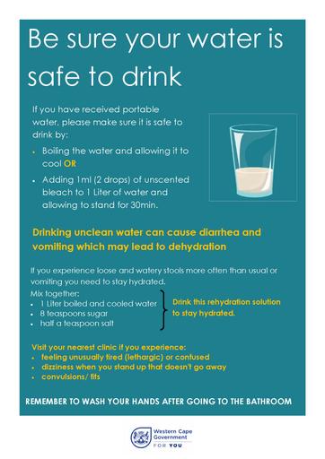 URGENT MESSAGE: Be sure your water is safe to drink