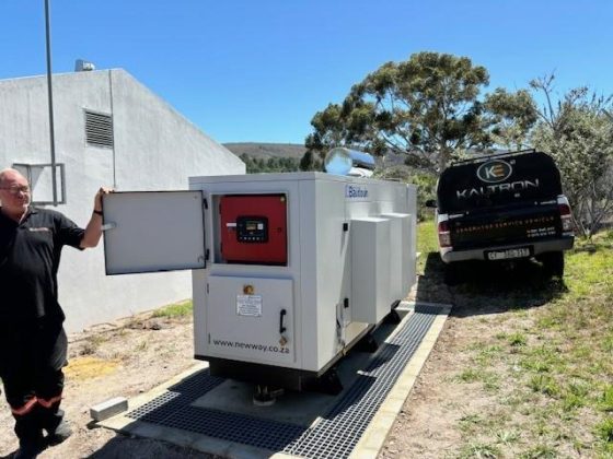 11 New Generators up and running to protect Water and Waste-Water Facilities against Load-shedding