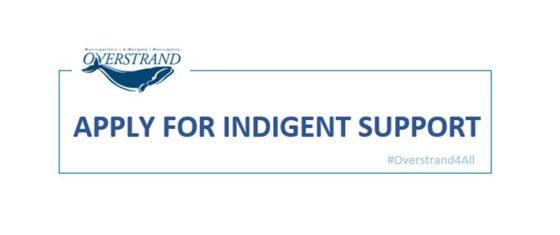 Remember to apply for Indigent support and free basic services