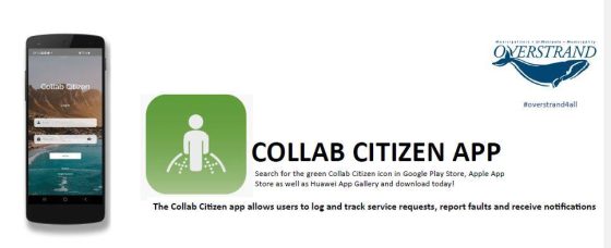 Overstrand Municipality is on the Collab Citizen App