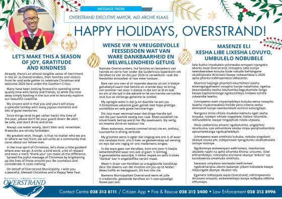 Let’s make this a Season of joy, gratitude and kindness